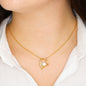 "Mom To Daughter - You Will Always Have Me" Forever Love Necklace