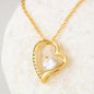 "Mom To Daughter - You Will Always Have Me" Forever Love Necklace
