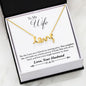 "To My Wife - Complete" Scripted Love Necklace