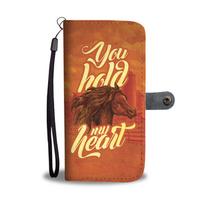 Horses Hold My Heart Wallet Phone Case