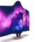Unicorn Galaxy 3D Print Hooded Blanket