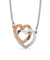 "To My Wife - First Forever Always" Interlocking Heart Necklace