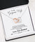 "To My Wife - Breathe" Interlocking Hearts Necklace
