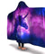 Unicorn Galaxy 3D Print Hooded Blanket
