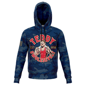 Teddy Swolesevelt EST 1858 Humorous Hoodie