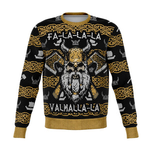 Fa-la-la-la Valhalla-la Viking Ugly Sweatshirt!