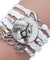 Handmade Horse Lovers Leather Cabochon Infinity Wrap Bracelet