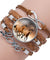 Handmade Horse Lovers Leather Cabochon Infinity Wrap Bracelet