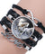 Handmade Horse Lovers Leather Cabochon Infinity Wrap Bracelet