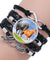 Handmade Horse Lovers Leather Cabochon Infinity Wrap Bracelet