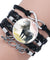 Handmade Horse Lovers Leather Cabochon Infinity Wrap Bracelet