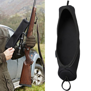 Neoprene Rifle Scope Cover Optics Black Color for Hunting Shooting