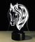 3D LED Color Switching Horse Head Lamp