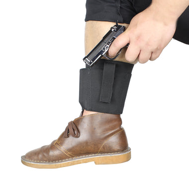 Ankle Holster for Concealed Carry with 2 Mag Pouch