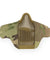 Half Lower Face Net Mesh Adjustable Tactical Mask for Airsoft/Hunting/Paintball/Shooting