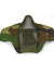 Half Lower Face Net Mesh Adjustable Tactical Mask for Airsoft/Hunting/Paintball/Shooting