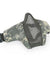 Half Lower Face Net Mesh Adjustable Tactical Mask for Airsoft/Hunting/Paintball/Shooting