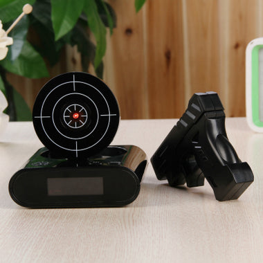 Gun Shoot Alarm Clock