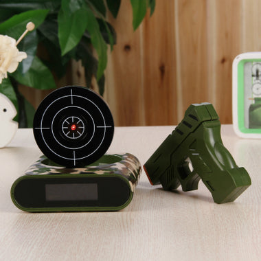 Gun Shoot Alarm Clock