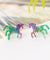 Colorful Glitter Unicorn Earrings