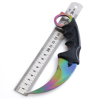 Karambit Knife with Sheath Outdoor Hunting & Pocket Folding Key Knife