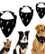Adjustable Black Bandana For Pets