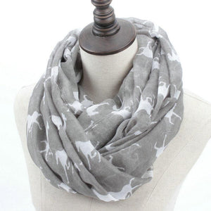 Trendy Horse Printed Scarf