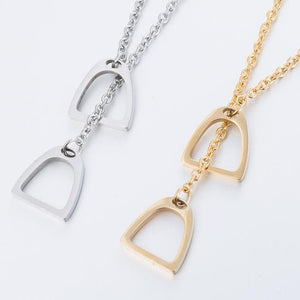 New Lucky Y Style Horse Hoof Pendant Necklace