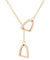 New Lucky Y Style Horse Hoof Pendant Necklace