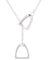 New Lucky Y Style Horse Hoof Pendant Necklace