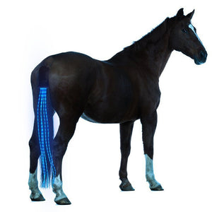 Horse Tail Lights - 100 CM Long - USB Rechargeable