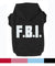 FBI Printed Hoodies For Puppies