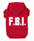 FBI Printed Hoodies For Puppies