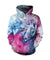 UNICORNS 3D ALL OVER PRINTED WOMEN HOODIE